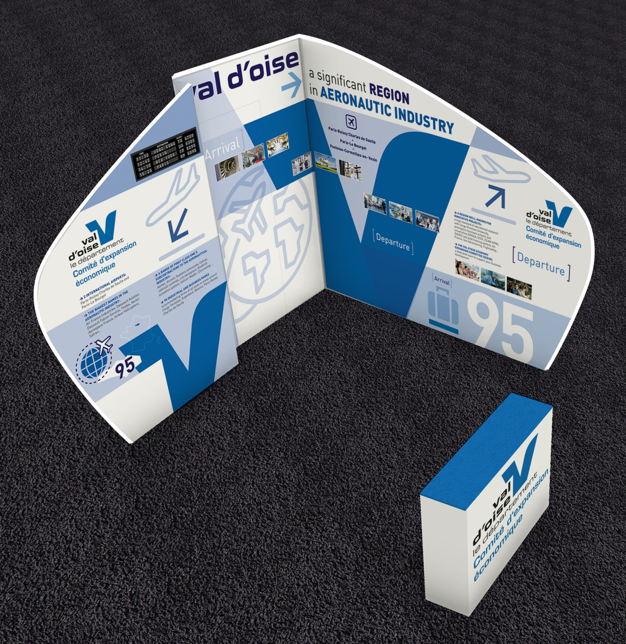 Création de signalétique et grand format : vitrophanie, enseignes, stands & marquage véhicule (Publiland)